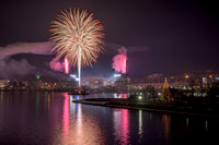 Fireworks over Heinz Field in Pittsburgh