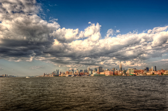 New York City Skyline from Hoboken HDR