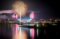 Fireworks over Heinz Field in PIttsburgh