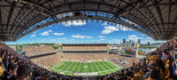 Panorama of Heinz Field from mid-field