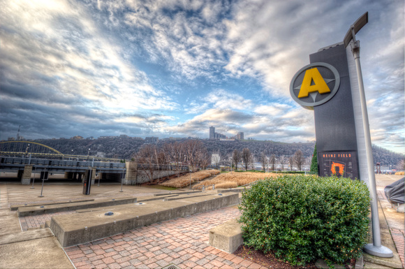 Gate A at Heinz Field in Pittsburgh HDR