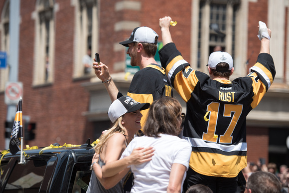 Bryan Rust and Matt Murray Pittsburgh Penguins Stanley Cup Parade - 138