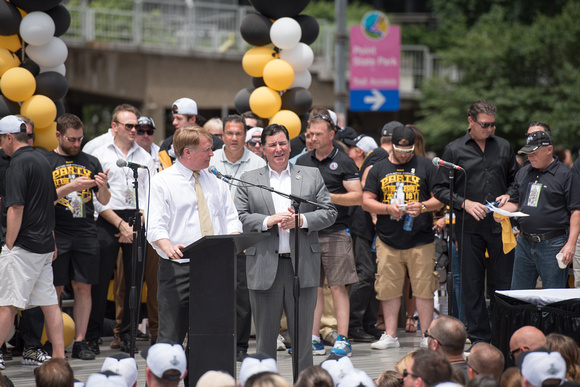 Rich Fitzgerald and Mayor Bill Peduto Pittsburgh Penguins Stanley Cup Parade - 195