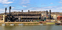Panorama of PNC Park on the Pittsburgh Pirates Opening Day 2016 - Print