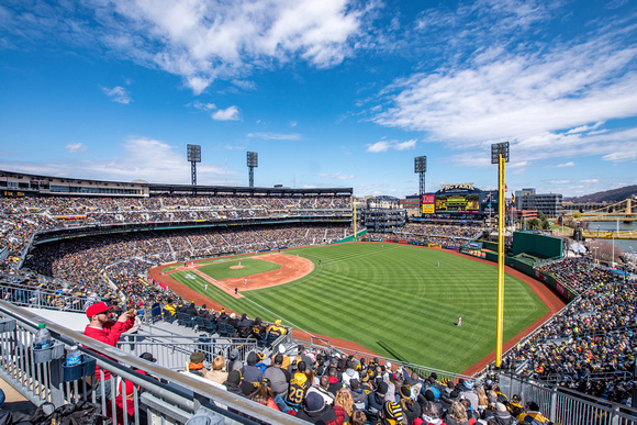 PNC Park in Pittsburgh is packed on Opening Day 2016