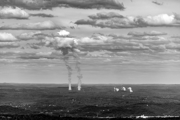 The Beaver Station Power Plant contributes to the clouds over Pittsburgh