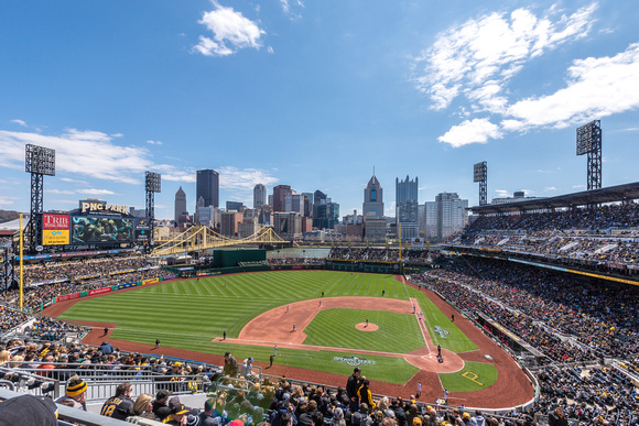 A beautiful view of PNC Park on Opening Day 2016