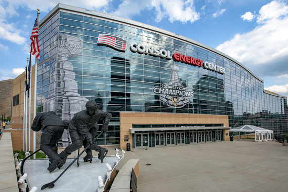The Stanley Cup Champions Banner for the Pittsburgh Penguins on CONSOL Energy Center - 3