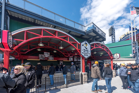 Manny's BBQ at PNC Park in Pittsburgh on Opening Day 2016