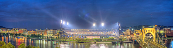 PNC Park and North Shore panorama HDR