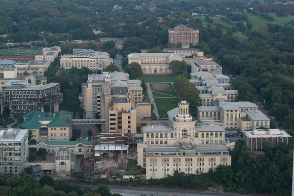 Carnegie Mellon University from the roof of the Cathedral of Learning