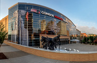 Panorama of CONSOL Energy Center and the Pittsburgh Penguin 2016 Stanley Cup Banners