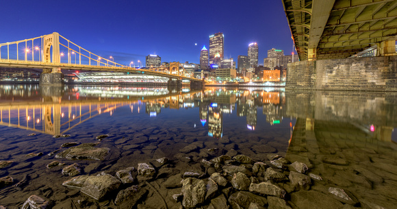 Reflections of Pittsburgh in the Allegheny