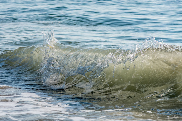 Waves crash to the shore in Ocean City, MD-2