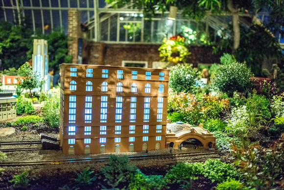 Phipps Conservatory in Pittsburgh - Winter 2016 Light Show and Train Display - 022