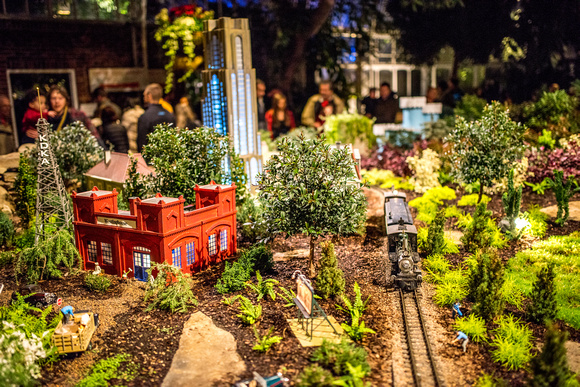 Phipps Conservatory in Pittsburgh - Winter 2016 Light Show and Train Display - 023