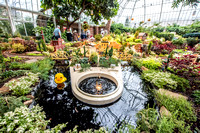 Phipps Conservatory in Pittsburgh - Winter 2016 Light Show and Train Display - 002