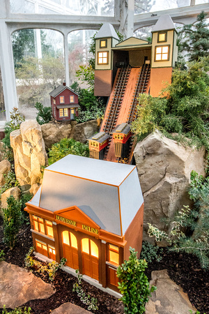 Phipps Conservatory in Pittsburgh - Winter 2016 Light Show and Train Display - 003