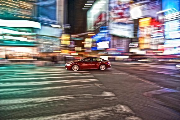 Car in Times Square