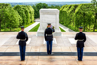Changing of the Guard at the Tomb of the Unknown Soldier in Arlington National Cemetery