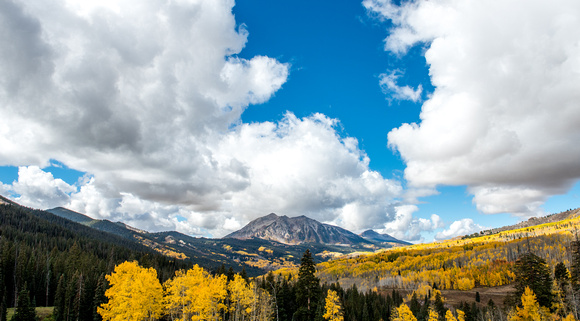 A view of Kebler Pass in Colorado