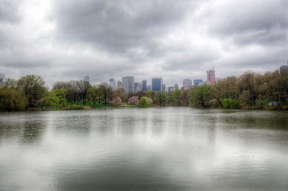 The Lake in Central Park HDR