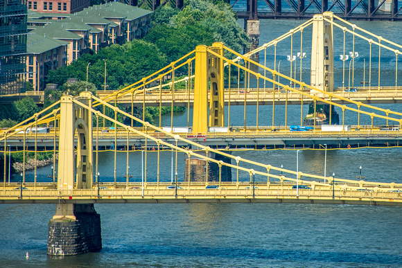 The Sister Bridges in Pittsburgh