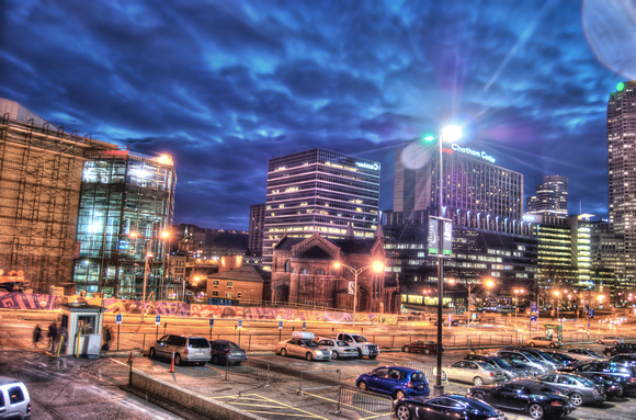 View from Mellon Arena towards Chatham HDR