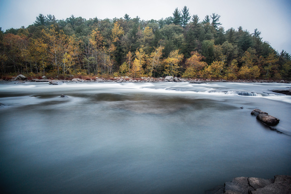 Long exposure of the Youghiogheny River at Ohiopyle State Park