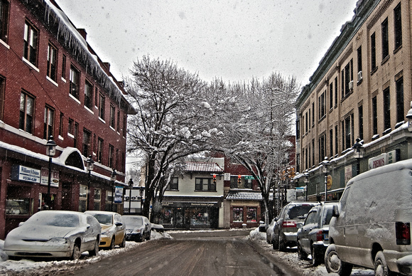 Potomac Ave in winter HDR