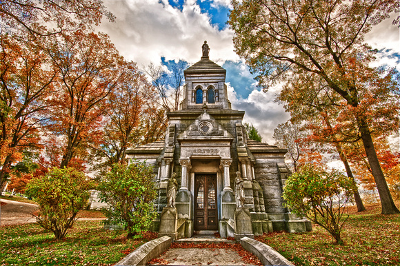 Ford Mossoleum at Allegheny Cemetery HDR