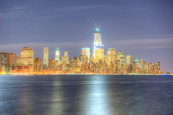 The new World Trade Center at night HDR