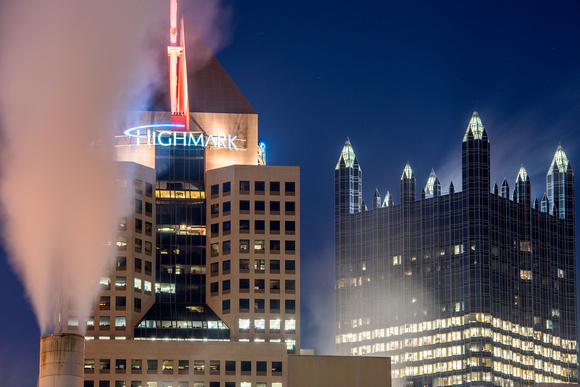 The Highmark Building and PPG Place in Pittsburgh