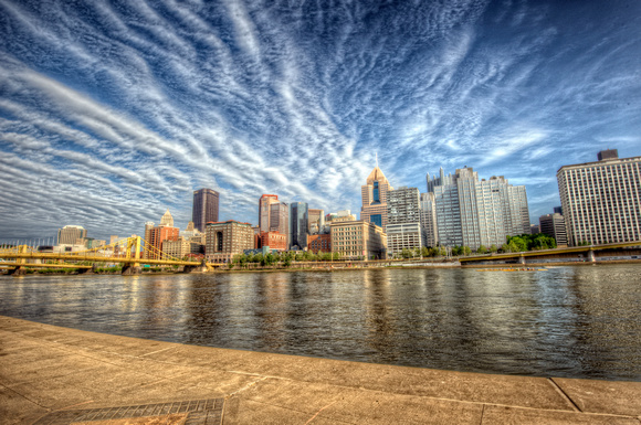 PIttsburgh skyline from North Shore HDR