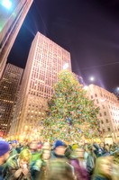 The Christmas tree at Rockefeller Center HDR