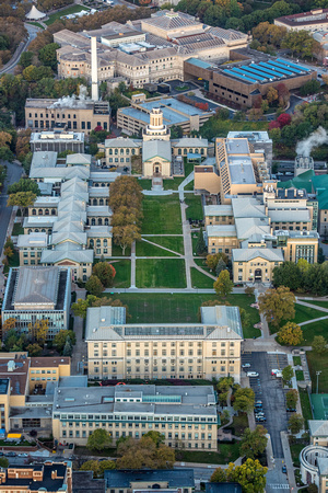 Aerial view of Carnegie Mellon University in Pittsburgh