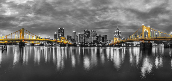 1Panorama of the Pittsburgh skyline from the North Shore before sunrise - SC (1)