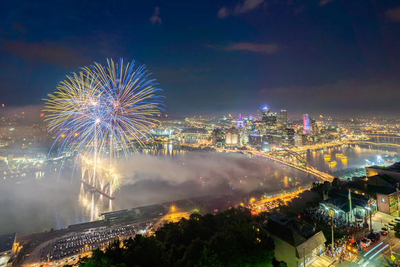 Pittsburgh fireworks - July 4th, 2019 - 490