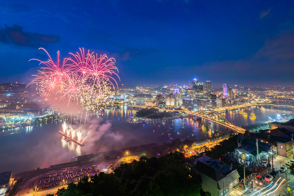 Pittsburgh fireworks - July 4th, 2019 - 456