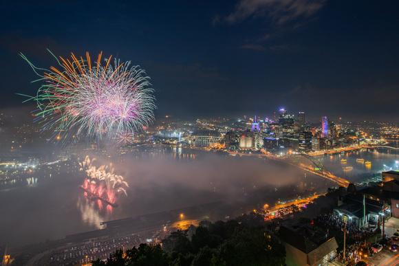 Pittsburgh fireworks - July 4th, 2019 - 377