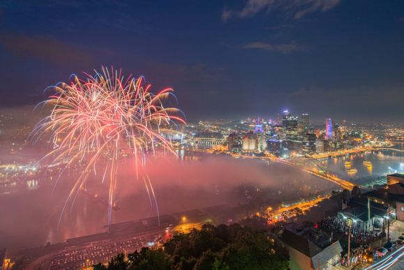 Pittsburgh fireworks - July 4th, 2019 - 372