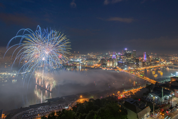 Pittsburgh fireworks - July 4th, 2019 - 365