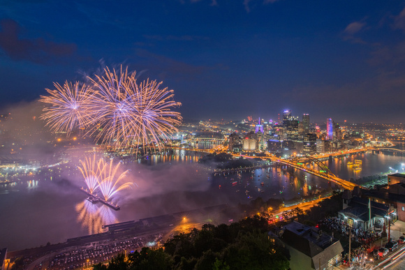 Pittsburgh fireworks - July 4th, 2019 - 331