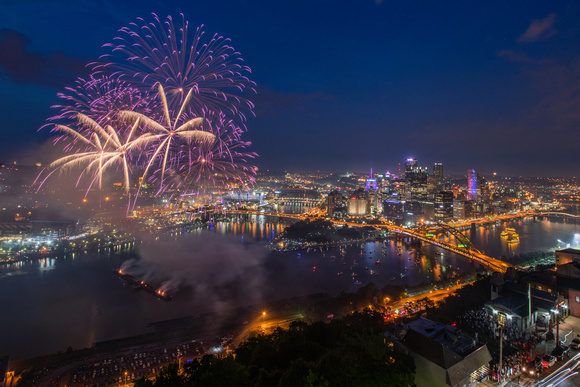 Pittsburgh fireworks - July 4th, 2019 - 309