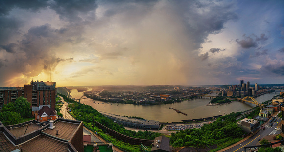 Pittsburgh fireworks - July 4th, 2019 - 221-Pano copy