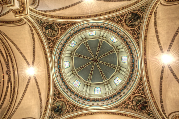 Dome at Immaculate Heart of Mary Church HDR