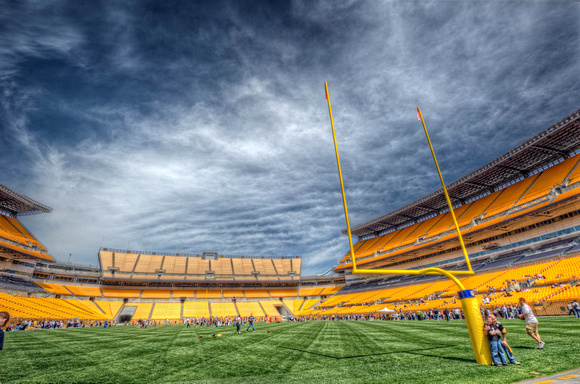 Heinz Field from end zone HDR