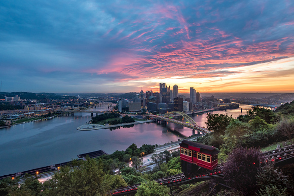 A beautiful Pittsburgh sunrise