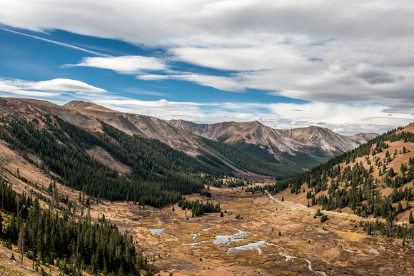 A beautiful view from Independence Pass in Colorado