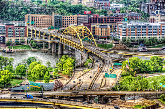 The Point in Pittsburgh during the day HDR